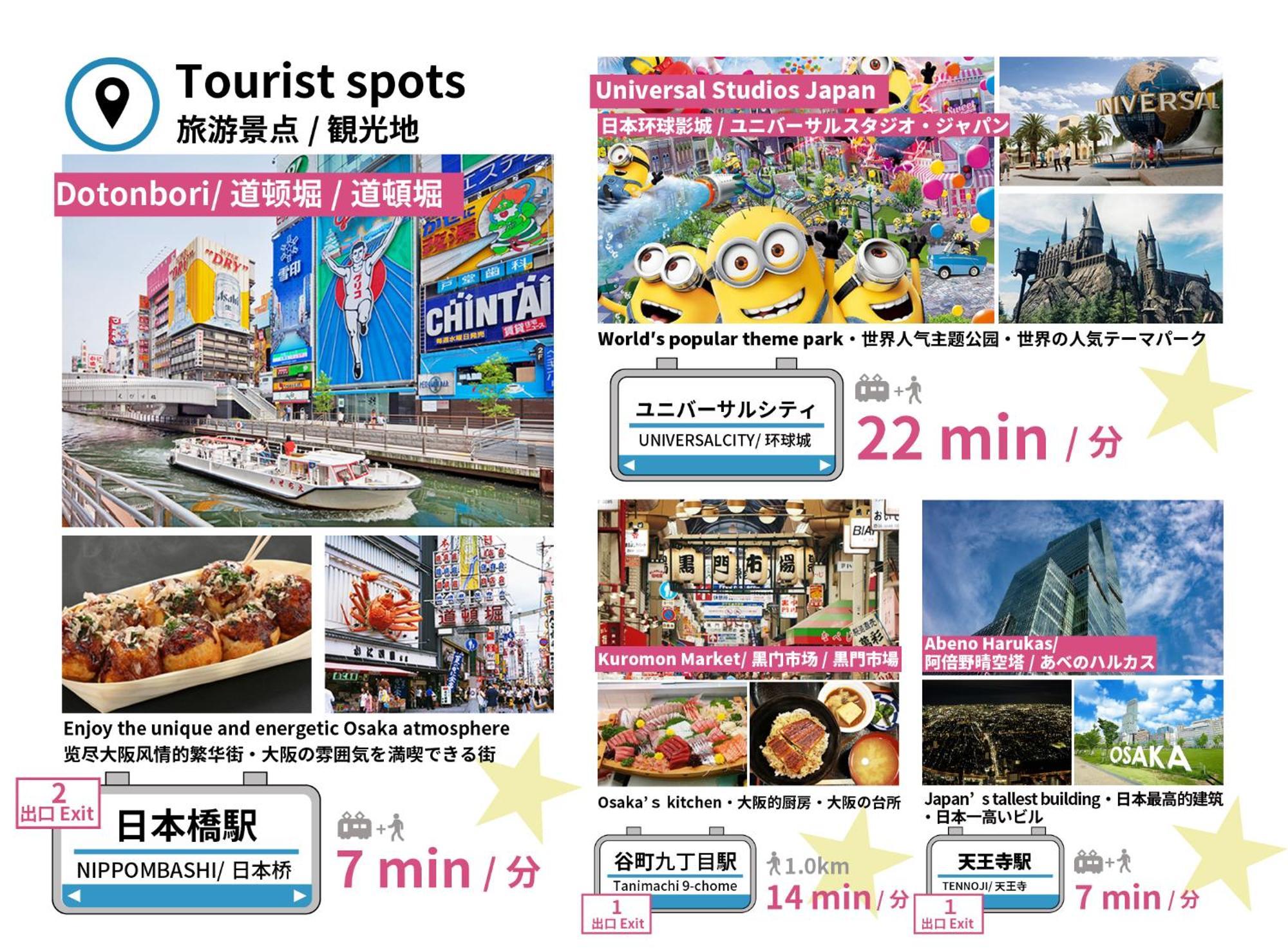 Bijou Suites Tohei Osaka Exteriör bild